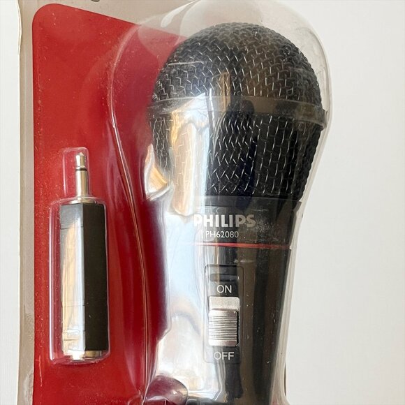 Philips Dynamic Cable Karaoke Microphone NIB - Picture 2 of 4